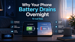 Why Your Phone Battery Drains Overnight: 10 Fixes