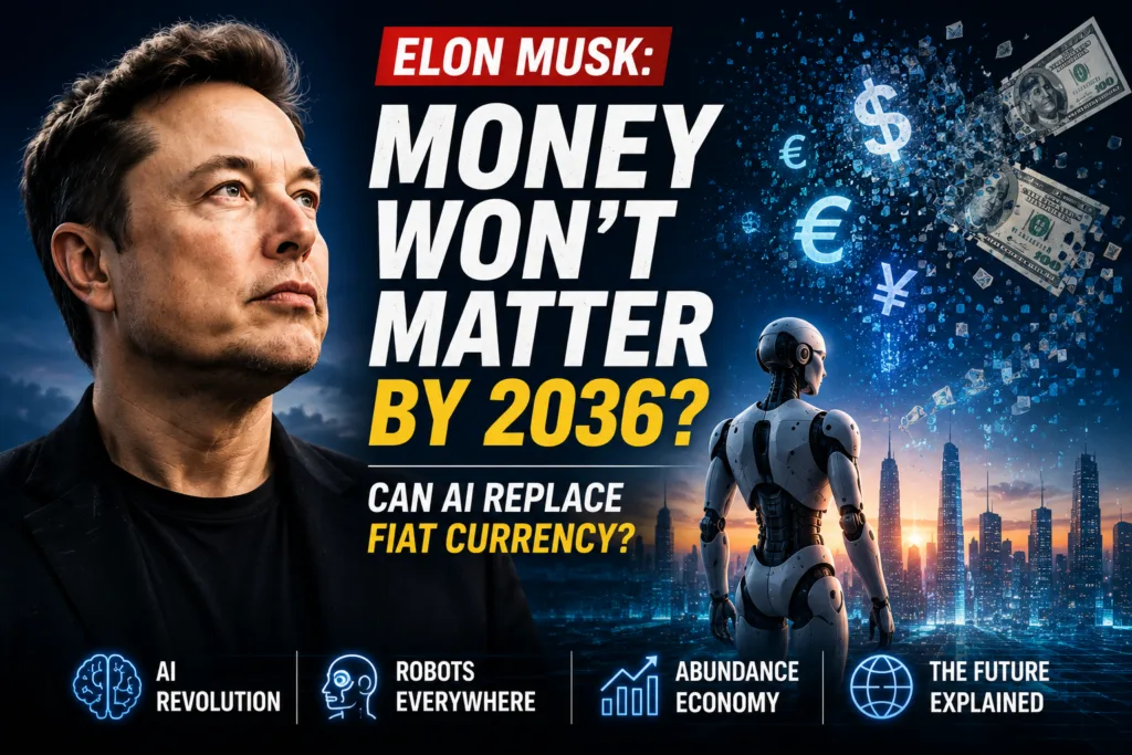 Elon Musk Predicts Money Won’t Matter by 2036: Could AI Really Replace Fiat Currency?