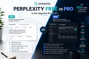 Perplexity Free vs Pro: Is the Upgrade Worth It?